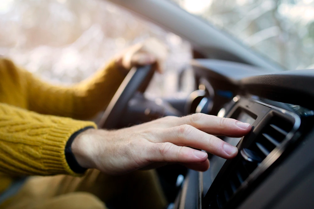 Replacing a dirty cabin air filter