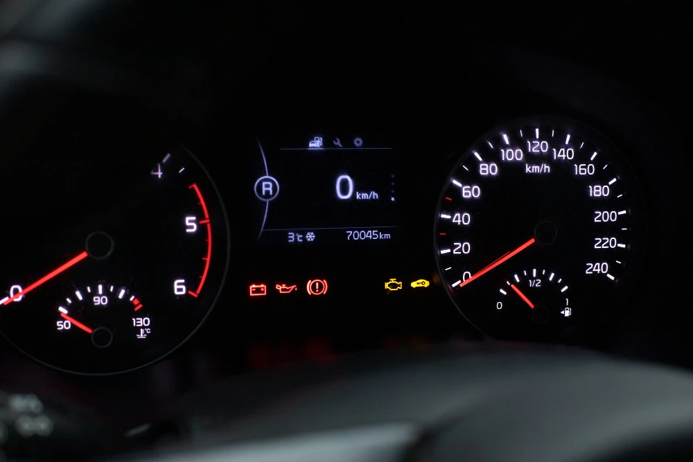 Check Engine Light on Dashboard
